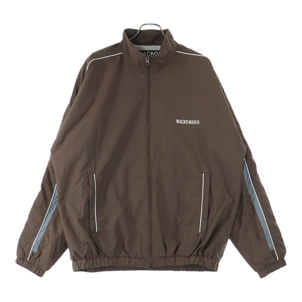 WACKO MARIA(ワコマリア) フロントロゴ刺繍 ナイロンジャケット ブラウン