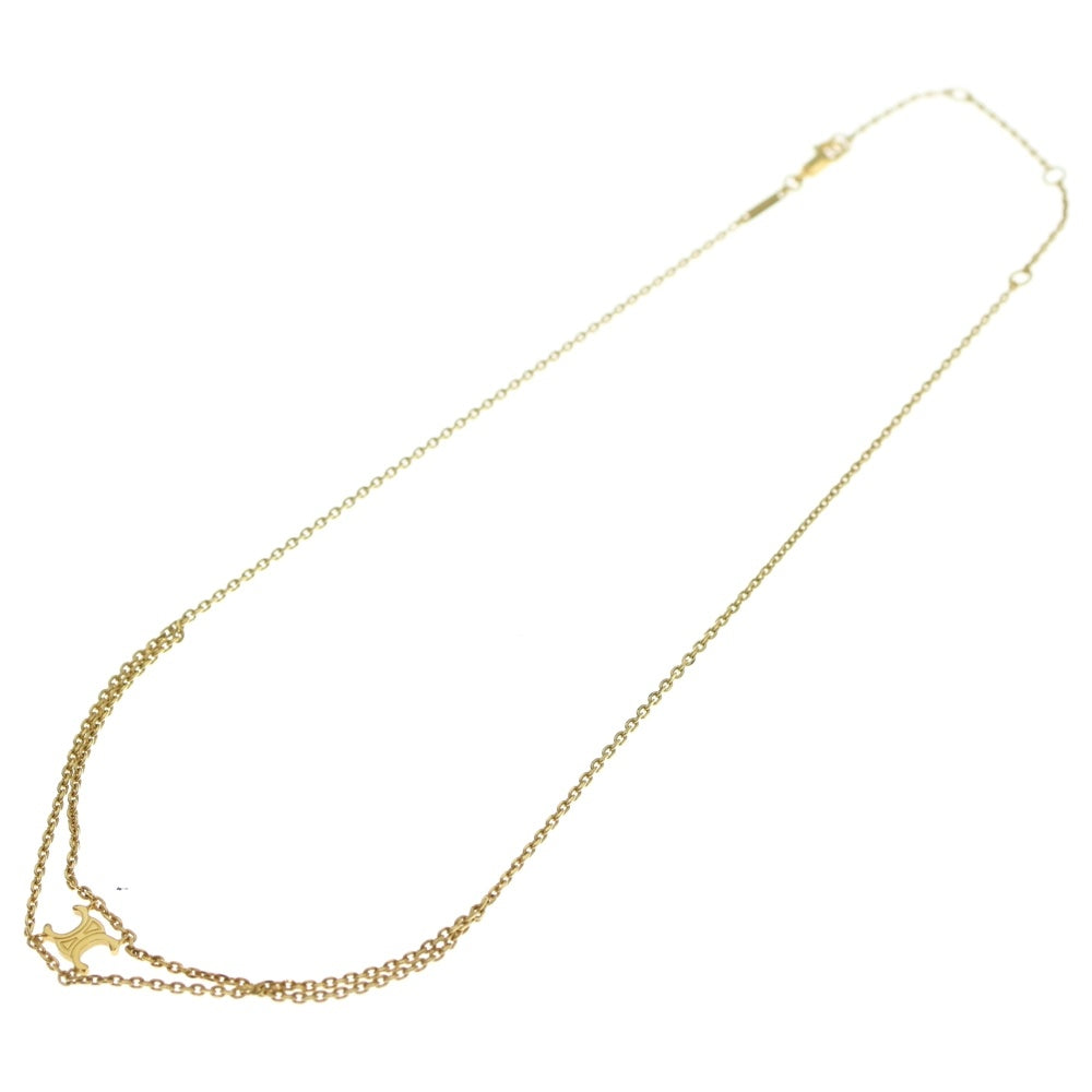 CELINE(セリーヌ) トリオンフモチーフ サスペンダーネックレス ゴールド WCA3283