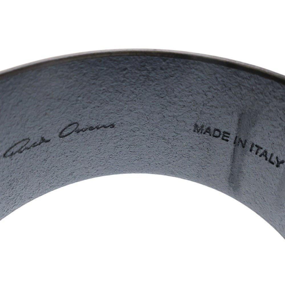 Rick Owens(リックオウエンス) 25SS ANTHEM CUFF レザー 復刻 ブレスレット RA01E0601 ブラック