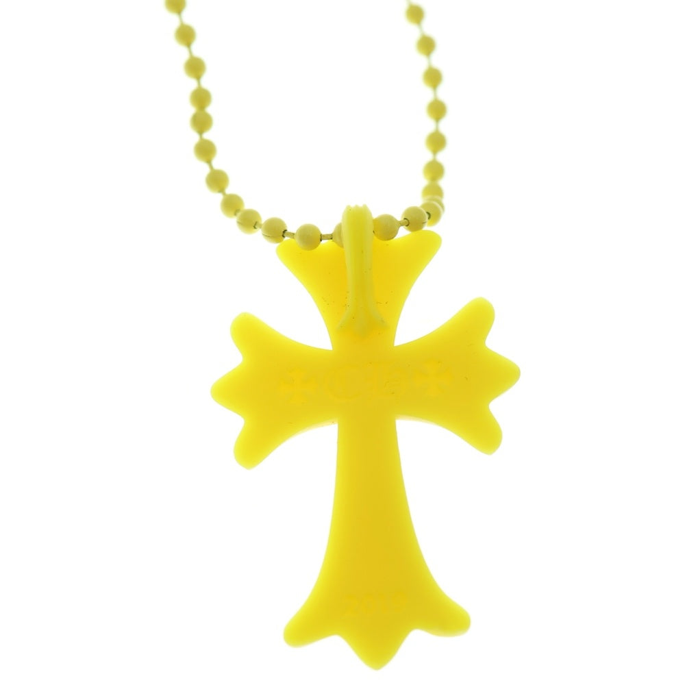 CHROME HEARTS(クロムハーツ) FNO RUBBER CH CRS SML ラバースモールCHクロス シリコンネックレストップ イエロー