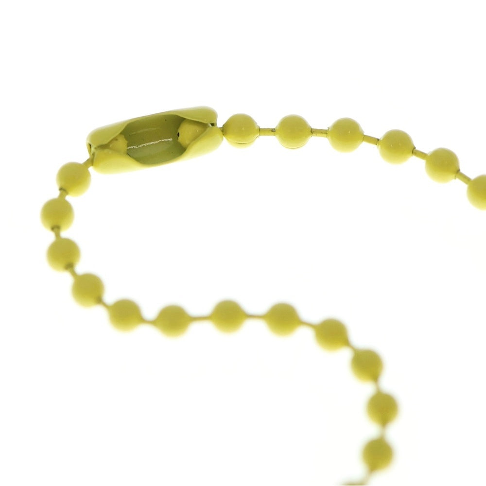 CHROME HEARTS(クロムハーツ) FNO RUBBER CH CRS SML ラバースモールCHクロス シリコンネックレストップ イエロー