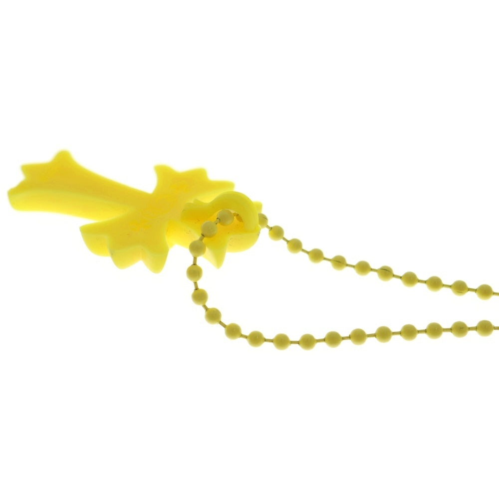 CHROME HEARTS(クロムハーツ) FNO RUBBER CH CRS SML ラバースモールCHクロス シリコンネックレストップ イエロー