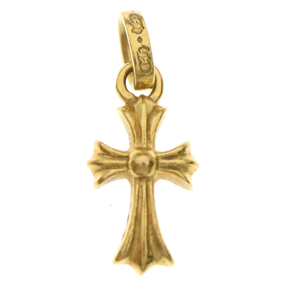 CHROME HEARTS(クロムハーツ) 22K CRS BBYFAT P/DIA ベイビーファットクロス PAVEダイヤ ペンダントトップ ゴールド BCA035