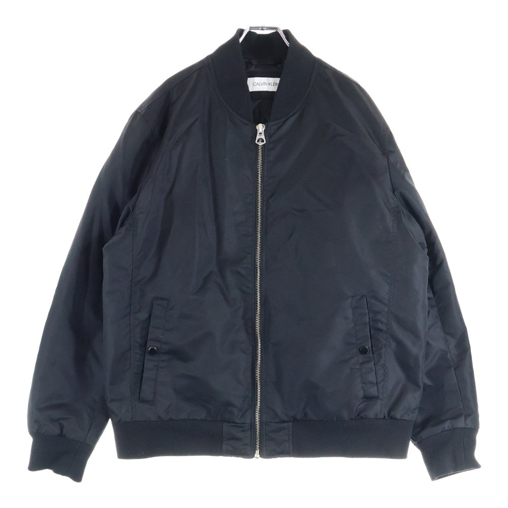 Calvin Klein(カルバンクライン) MA-1 Bomber Jacket ジャケットボンバージャケット フライトジャケット CM154122 ブラック