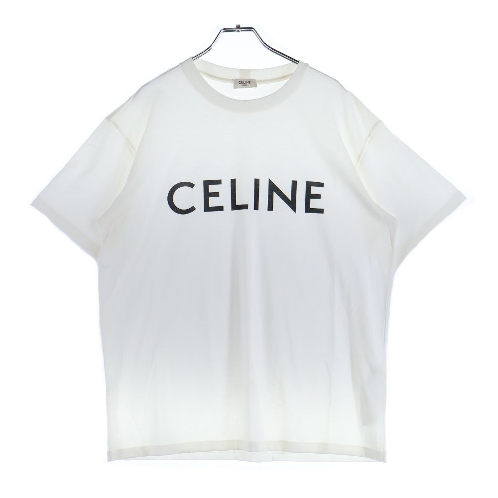CELINE(セリーヌ) ルーズフィットロゴプリント半袖Tシャツ カットソー