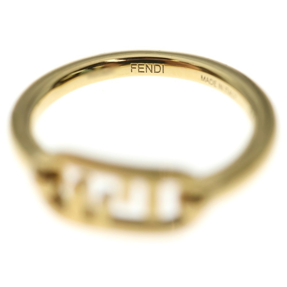 FENDI(フェンディ) オーロックリング FFロゴ 指輪 ゴールド