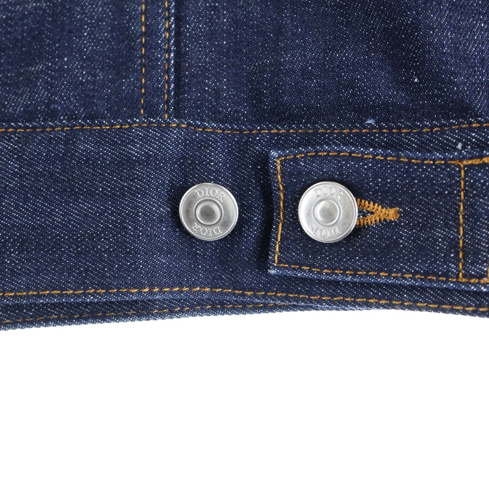 DIOR(ディオール) 20SS 裏地オブリーク トロッター総柄プリント デニムジャケット 013D482B226X インディゴ