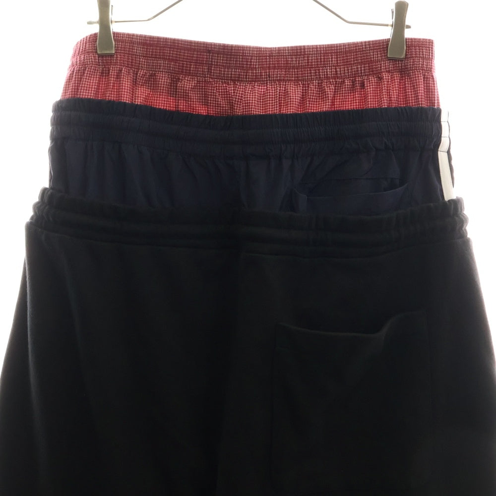 PROJECT G/R(プロジェクトジーアール) 3-layered sweat pants レイヤードスウェットパンツ ブラック