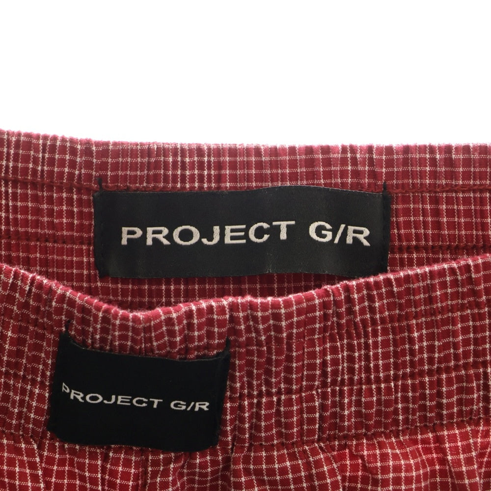 PROJECT G/R(プロジェクトジーアール) 3-layered sweat pants レイヤードスウェットパンツ ブラック
