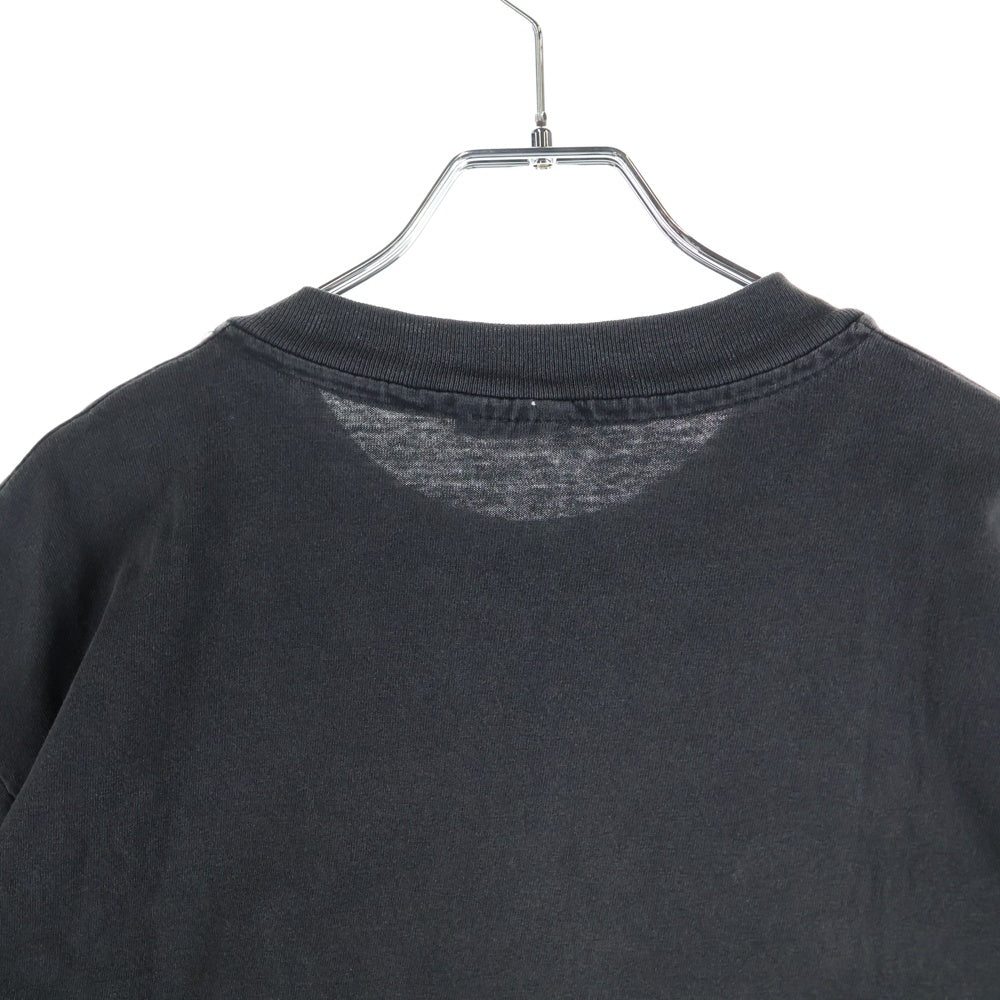 VINTAGE(ヴィンテージ) 90s JURASSIC PARK ジュラシックパーク ヘインズ フロントプリント半袖Tシャツカットソー ブラック