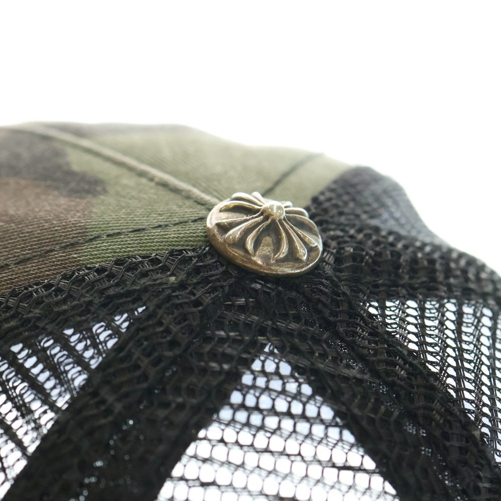 CHROME HEARTS(クロムハーツ) TRUCKER CAP CHパッチ メッシュトラッカーキャップ 帽子 カーキ