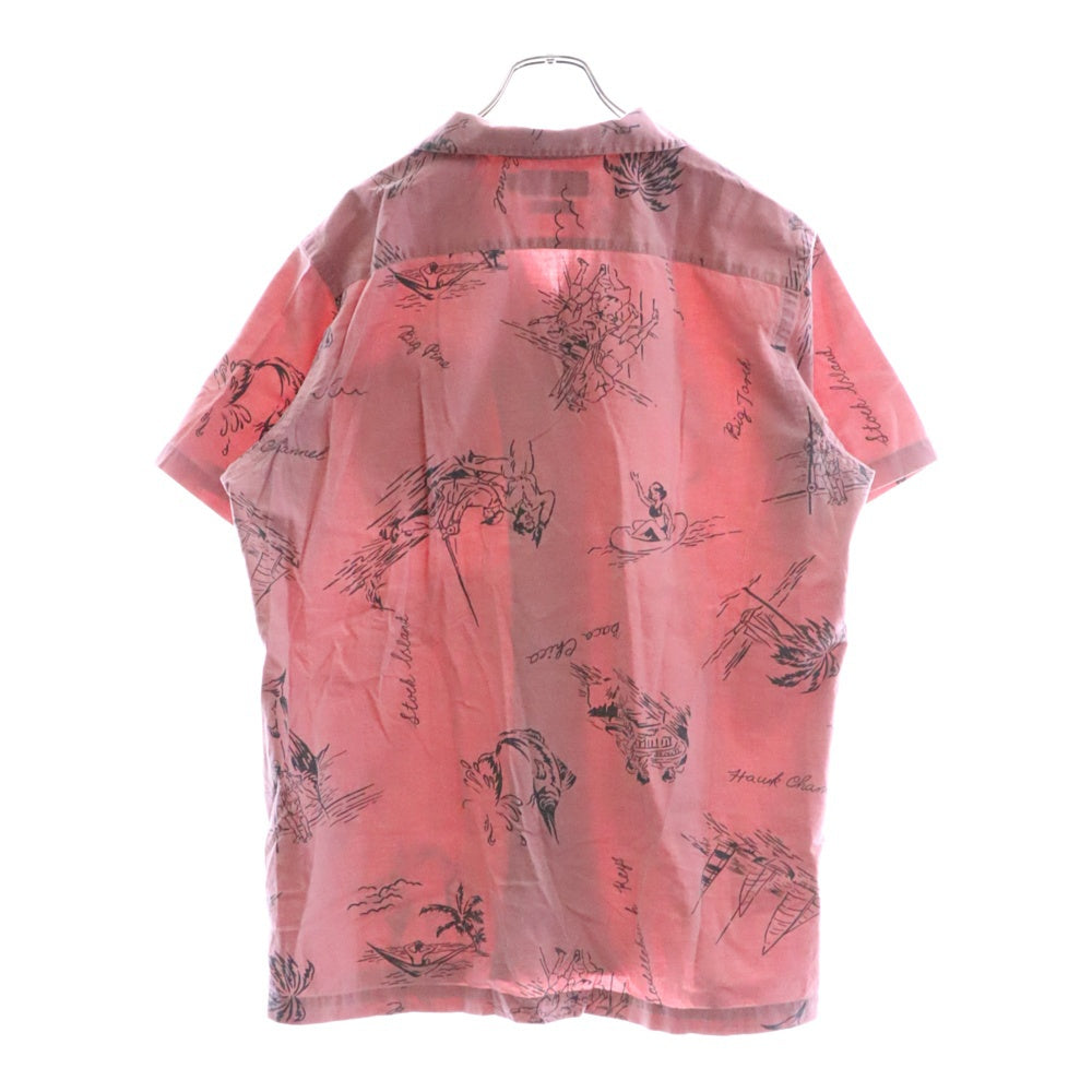 POLO RALPH LAUREN(ポロラルフローレン) 90s CALDWELL オープンカラー 開襟半袖シャツ ピンク