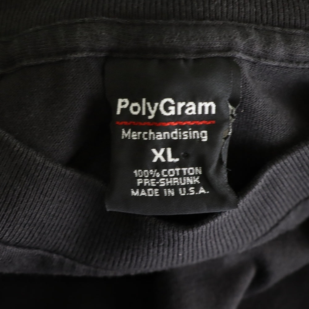 VINTAGE(ヴィンテージ) 90s WARREN G TAKE A LOOK OVER YOUR SHOULDER ウォーレンG プリント 半袖Tシャツカットソー ブラック