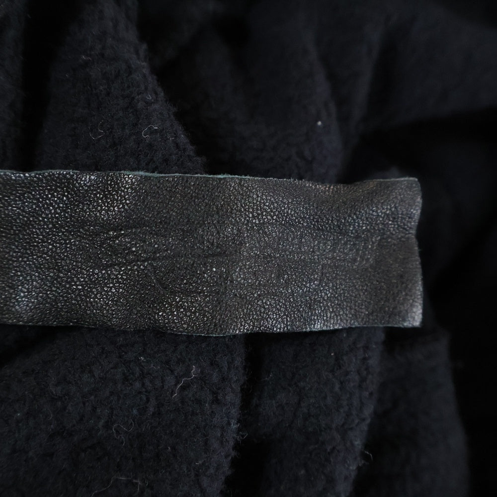 CHROME HEARTS(クロムハーツ) Y NOT VERTICAL LOGO CROSS EMBROIDERY SWEAT HALF PANTS ヴァーティカルロゴ クロス刺繍 スウェットハーフパンツ ブラック