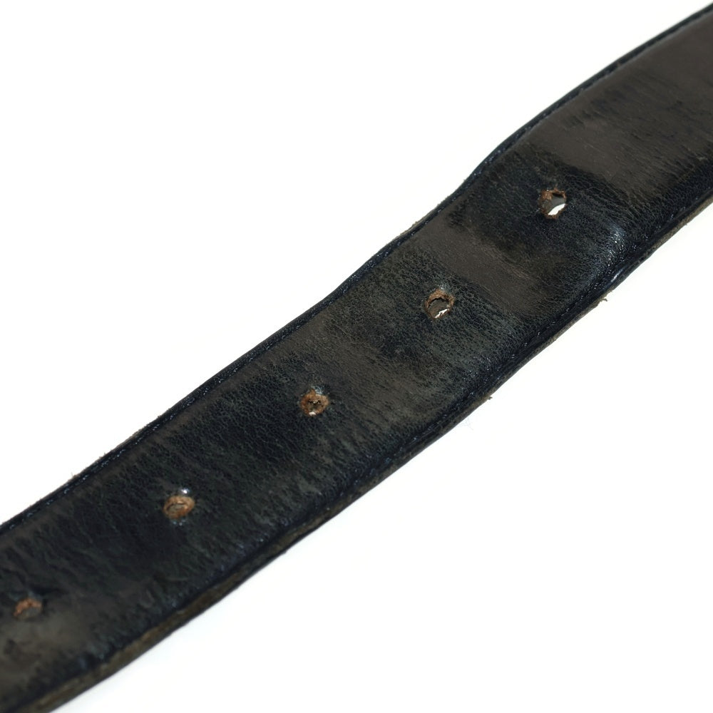 CHROME HEARTS(クロムハーツ) BLT ROLLER 3PC1.5inch 3PCローラーバックル レザーベルト シルバー BCA357