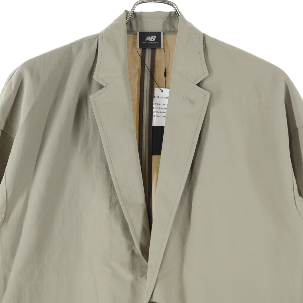 New Balance(ニューバランス) Oversize Single Jacket オーバーサイズ テーラードジャケット ベージュ AMJ55000