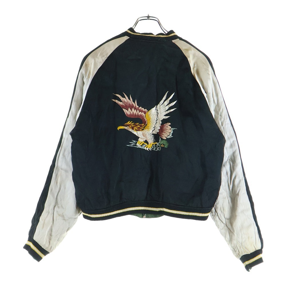 VINTAGE(ヴィンテージ) 50s KOREA TIGER リバーシブル スカジャン グリーン/ホワイト