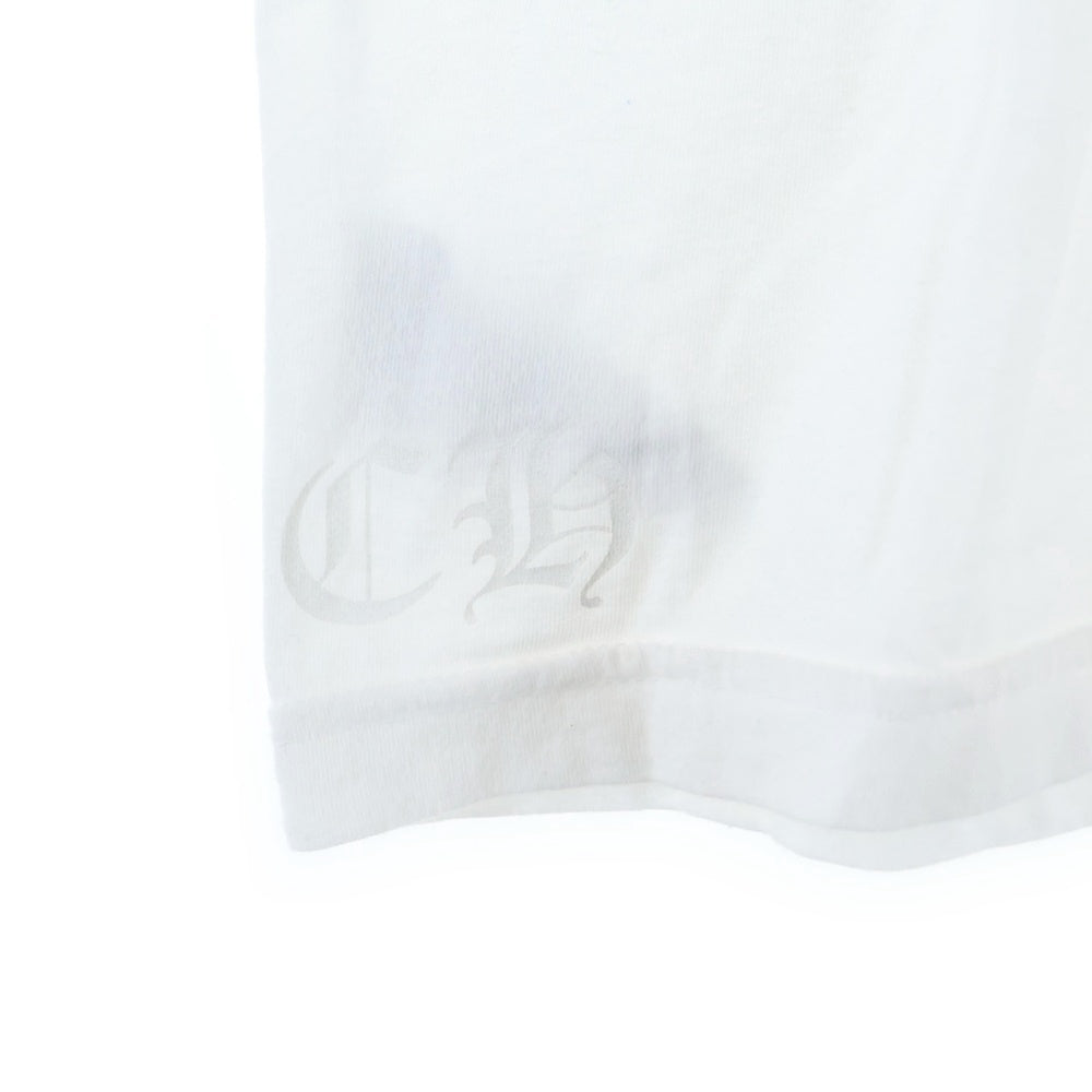 CHROME HEARTS(クロムハーツ) Red Cross S/S Tee レッドクロス半袖Tシャツ ホワイト/レッド