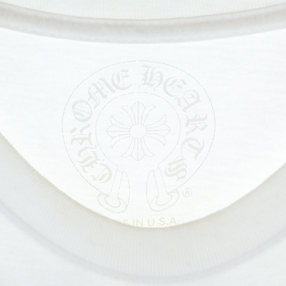 CHROME HEARTS(クロムハーツ) Red Cross S/S Tee レッドクロス半袖Tシャツ ホワイト/レッド