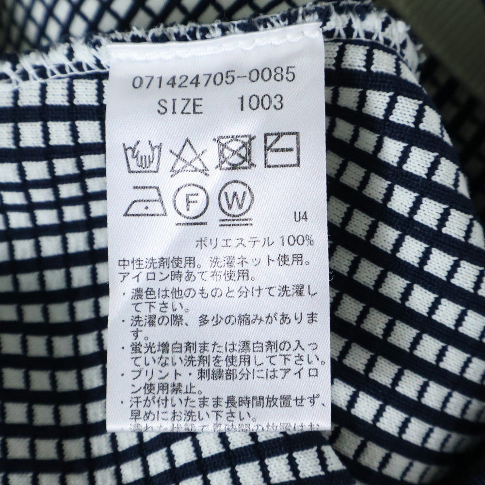 NO BRAND(ノーブランド) ZOY DRESS CODE INTERNATIONAL マイクロストリーム グラフチェック ニット セーター ブラック/ホワイト