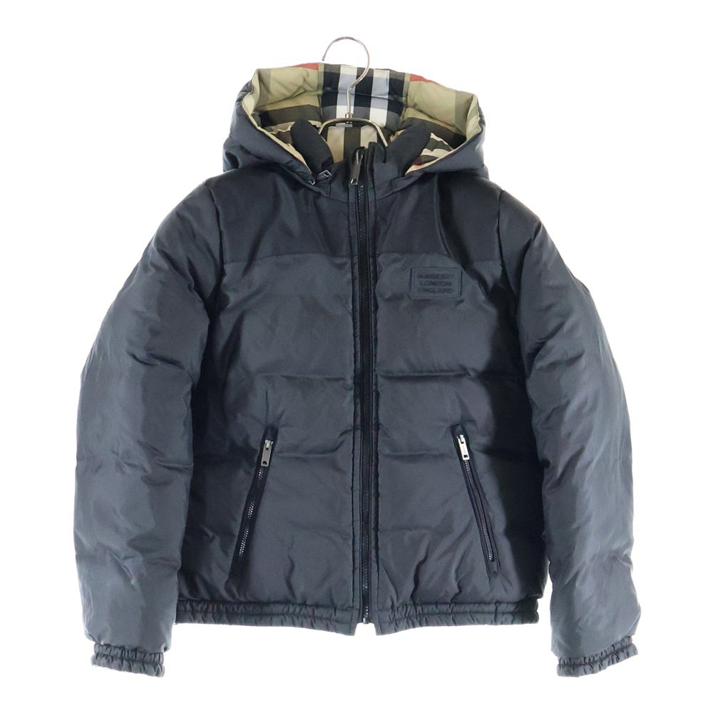 BURBERRY(バーバリー) ノバチェック フーディージップアップ ダウンジャケット 8646023 ベージュ