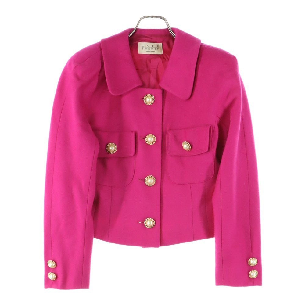 NO BRAND(ノーブランド) OVER TWENTY バブルスーツ ジャケット スカート　セットアップ　ピンク