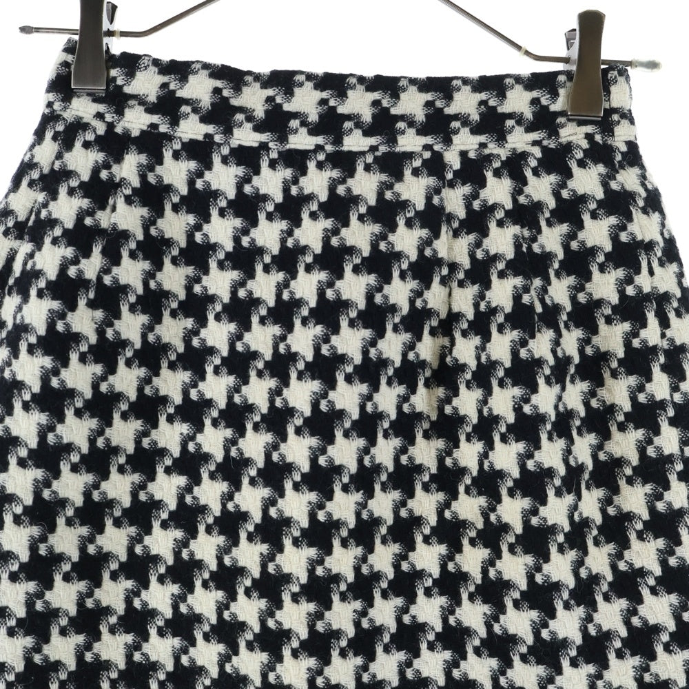 NO BRAND(ノーブランド) 千鳥柄 スカート ブラック/ホワイト