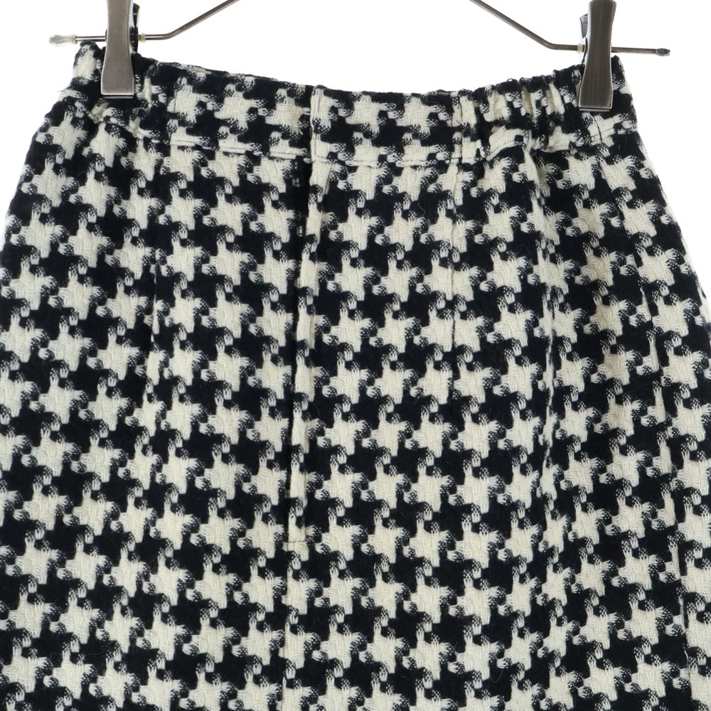 NO BRAND(ノーブランド) 千鳥柄 スカート ブラック/ホワイト