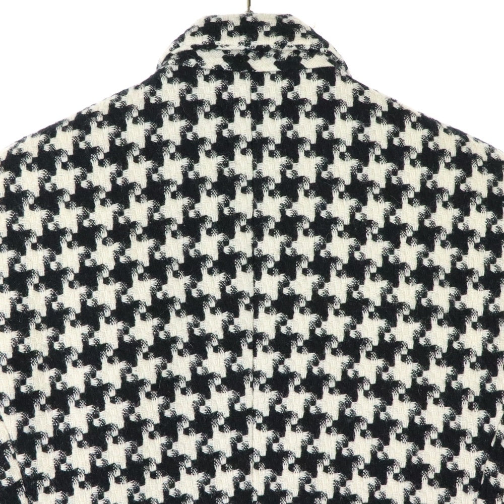 NO BRAND(ノーブランド) 千鳥柄 テーラードジャケット ブラック/ホワイト