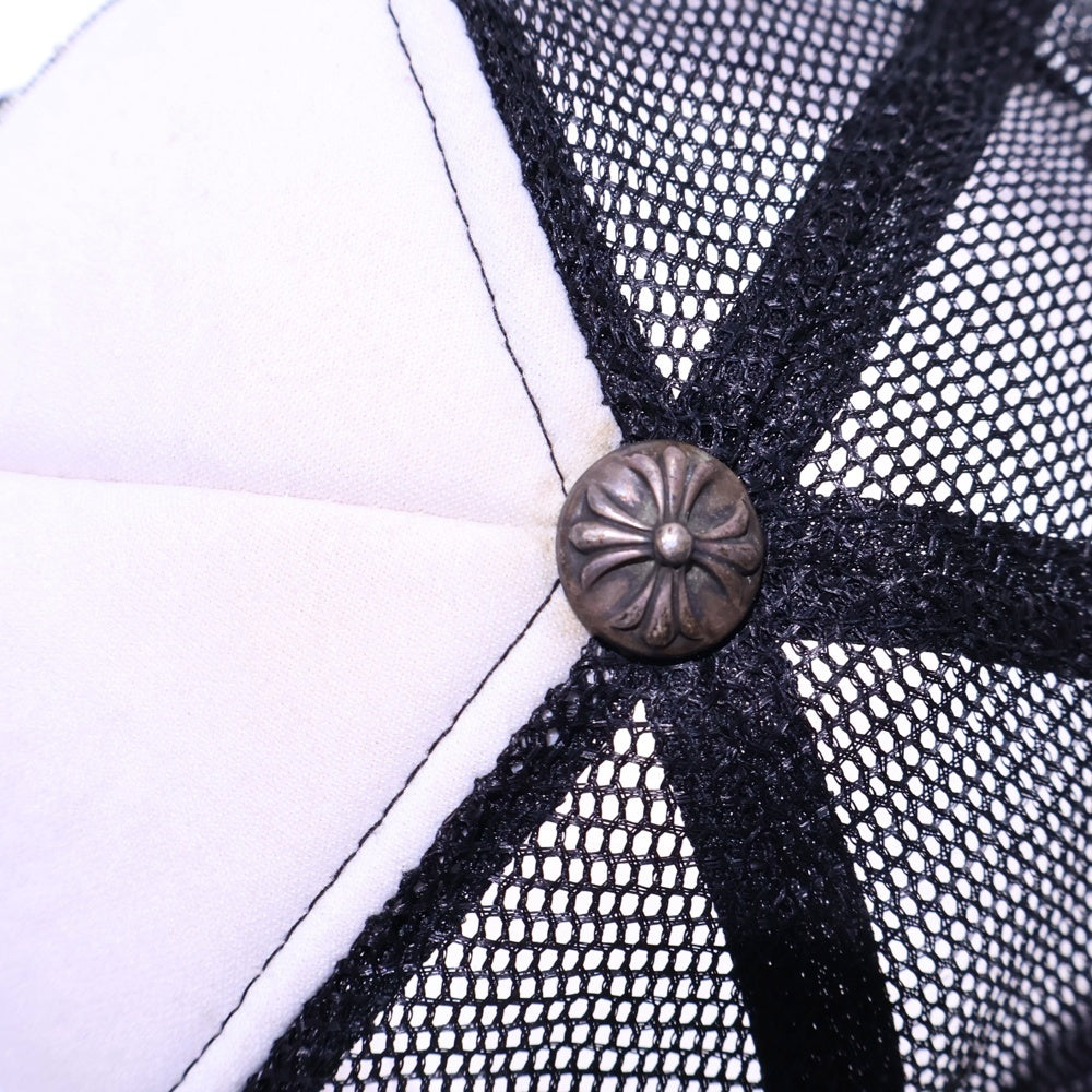 CHROME HEARTS(クロムハーツ) OLD TRUCKER CAP オールド CHパッチ メッシュトラッカーキャップ ブラック/ホワイト