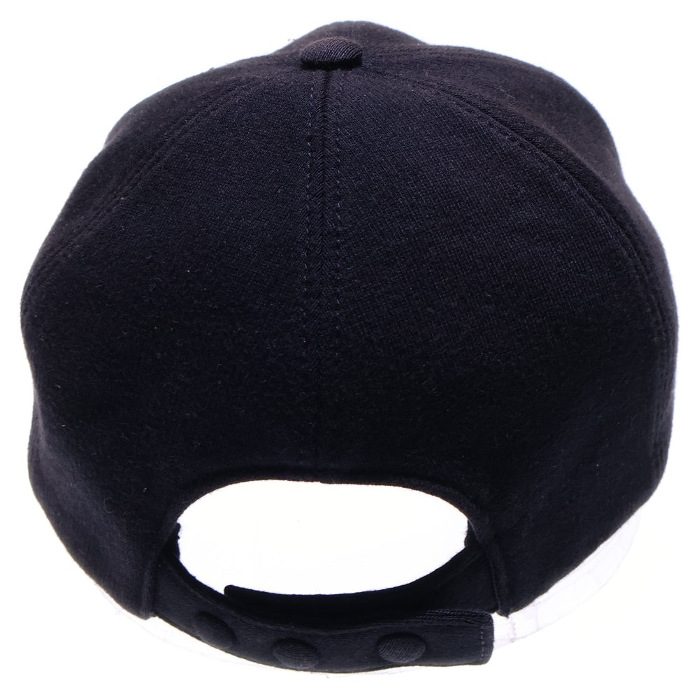 BURBERRY LONDON(バーバリーロンドン) TBロゴ刺繡 コットンベースボールキャップ ブラック 8038141