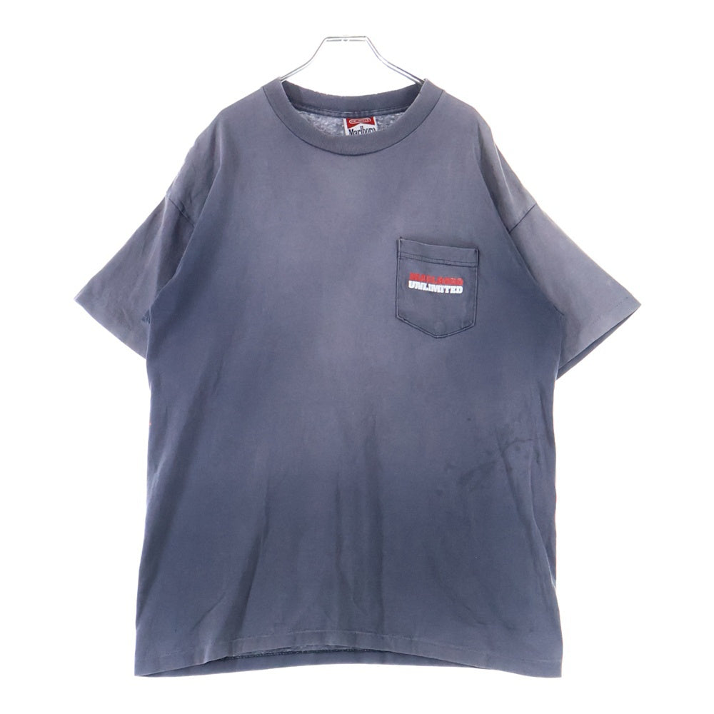 VINTAGE(ヴィンテージ) 90s MARLBORO UNLIMITED LIZARD マルボロ アンリミテッド 半袖Tシャツ カットソー ブラック