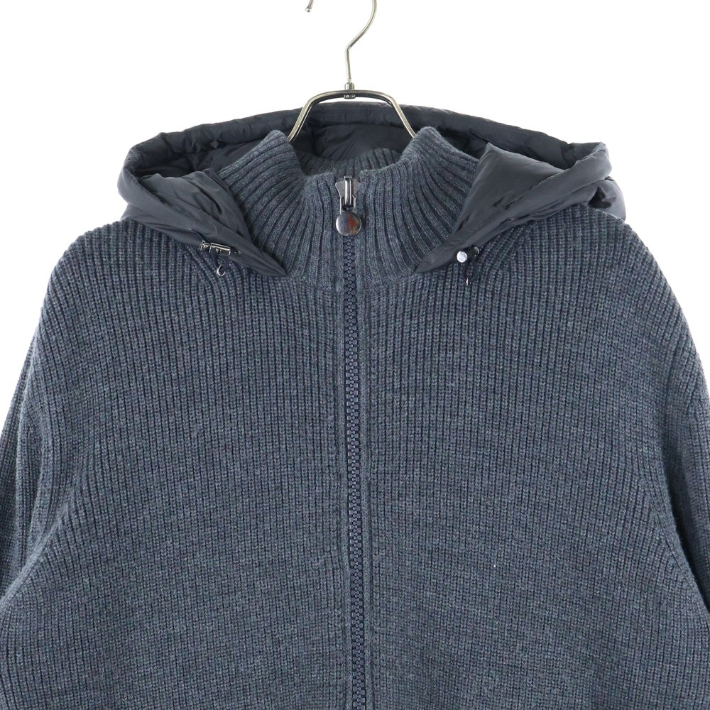 MONCLER(モンクレール) TRICOT CARDIGAN A20919413500 94111 トリコ ジップニットカーディガンフーディ グレー