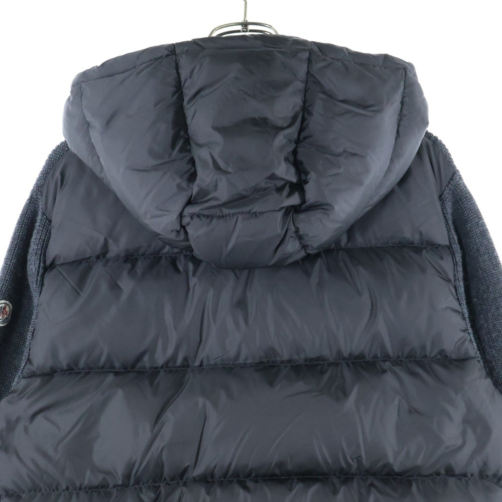 MONCLER(モンクレール) TRICOT CARDIGAN A20919413500 94111 トリコ ジップニットカーディガンフーディ グレー