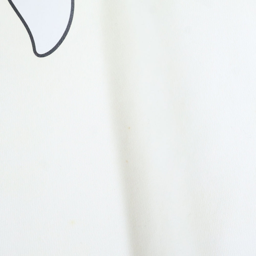 Karl Lagerfeld(カールラガーフェルト) アニメプリントロングスリーブクルーネックスウェットトレーナー 705063 ホワイト