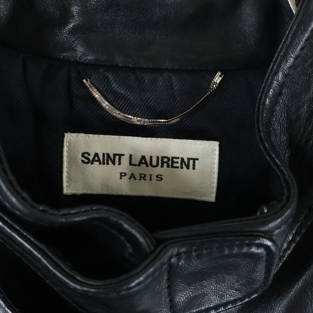 SAINT LAURENT PARIS(サンローランパリ) 13SS エディ期 ナポレオンレザージャケット 313518 Y5HAD ブラック