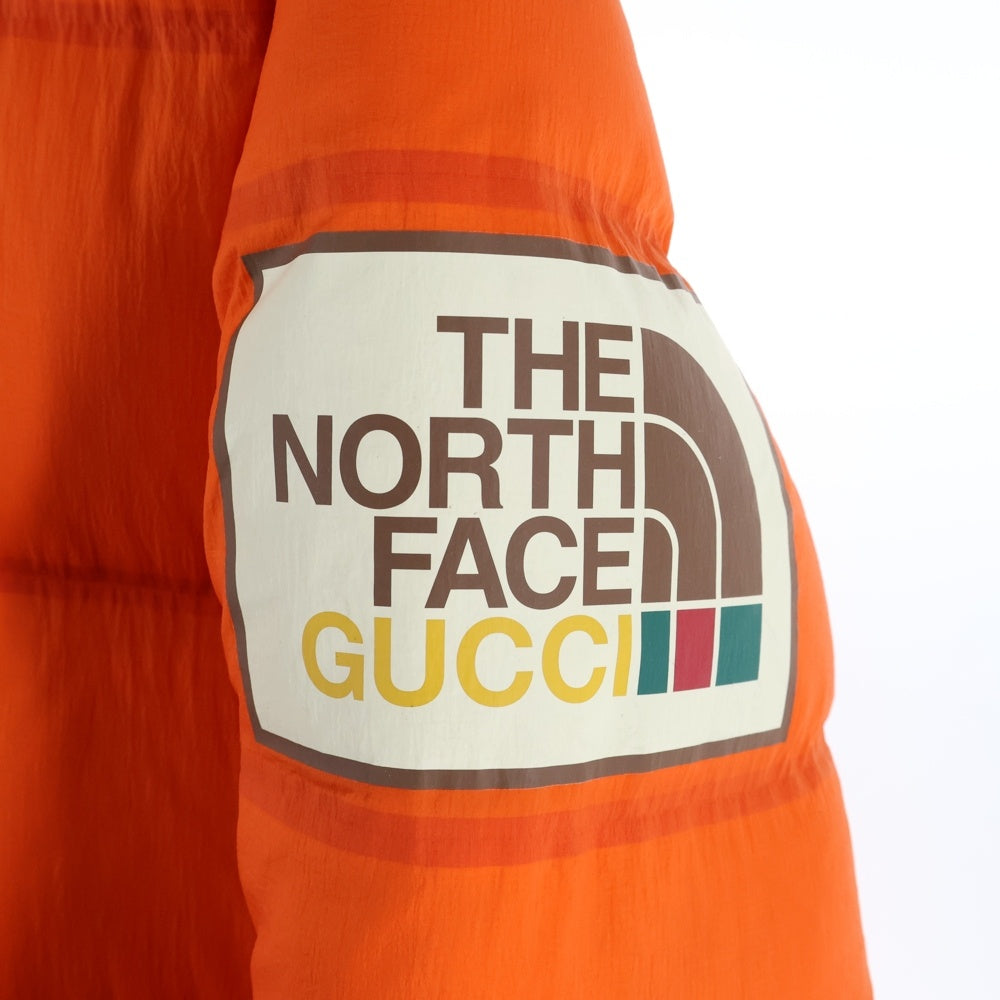 GUCCI(グッチ) ×THE NORTH FACE PADDED JACKET ノースフェイス ダウンジャケット オレンジ 663726 XAACY