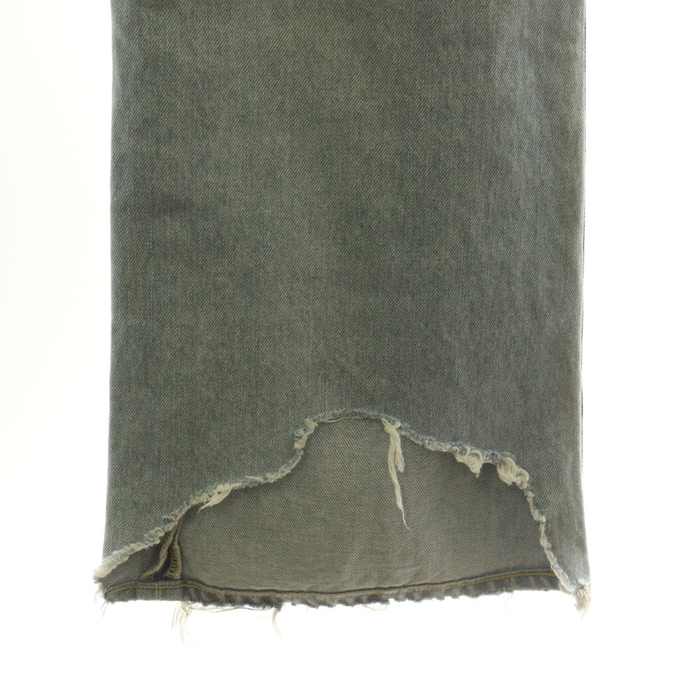 greatLand(グレイトランド) ×ASKYURSELF アスクユアセルフ ダメージ加工フレアデニム インディゴ