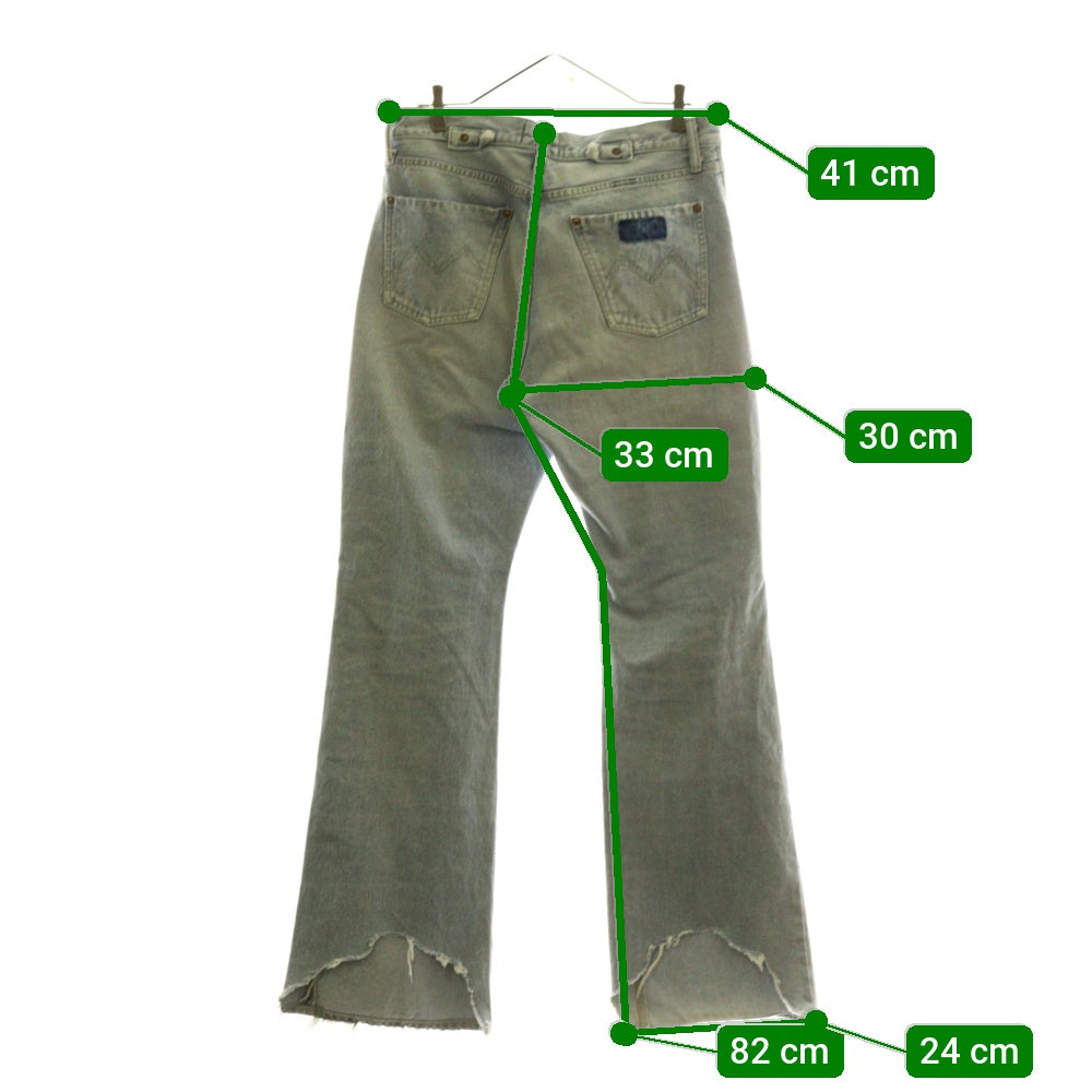 greatLand(グレイトランド) ×ASKYURSELF アスクユアセルフ ダメージ加工フレアデニム インディゴ