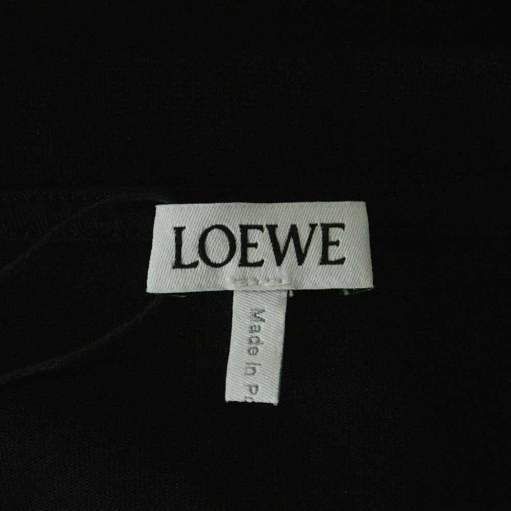 LOEWE(ロエベ) アナグラムロゴ刺繍 半袖Tシャツ カットソー ブラック H526Y22XAT