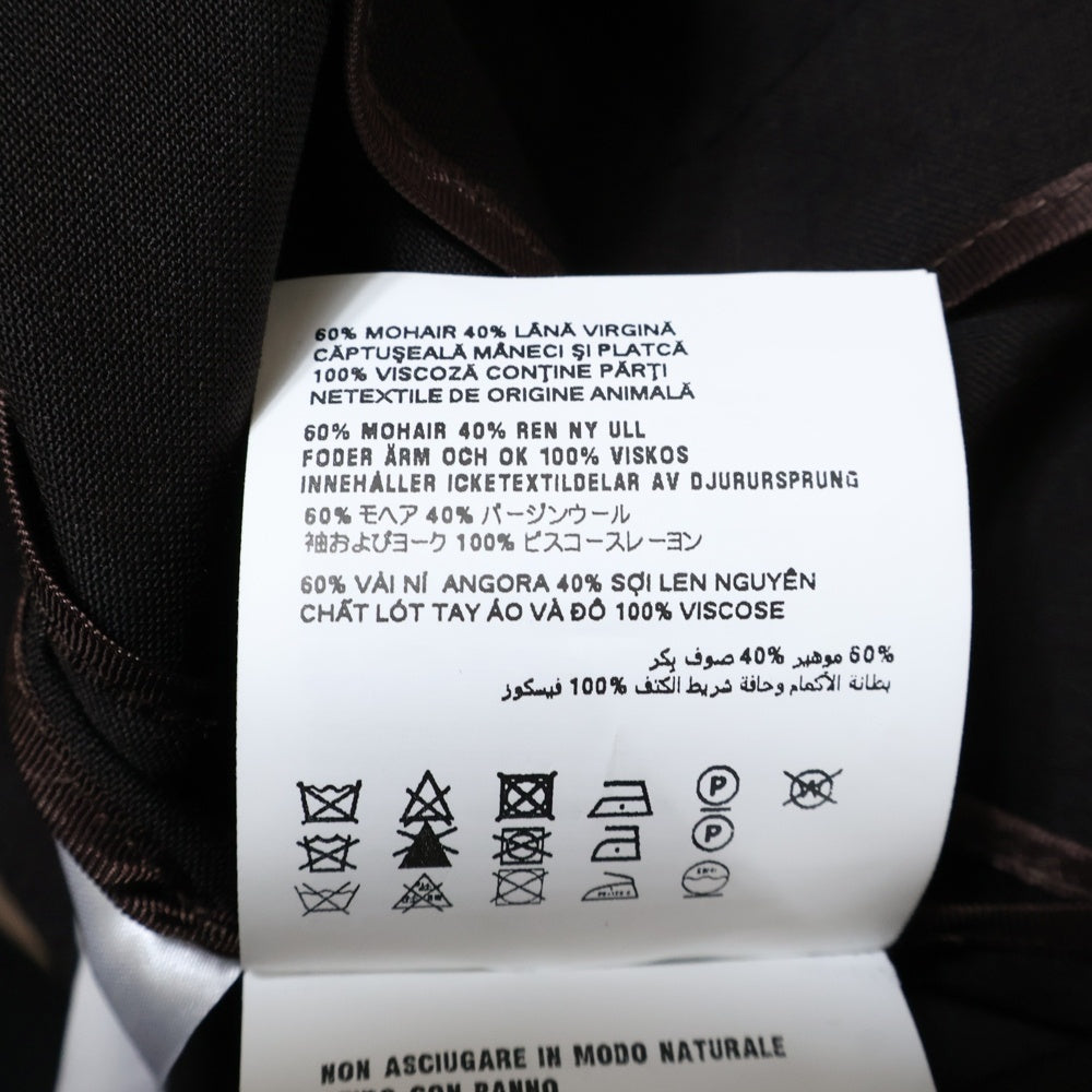 miumiu(ミュウミュウ) 24SS ロゴワッペン ジップアップジャケット ML1041 ブラウン