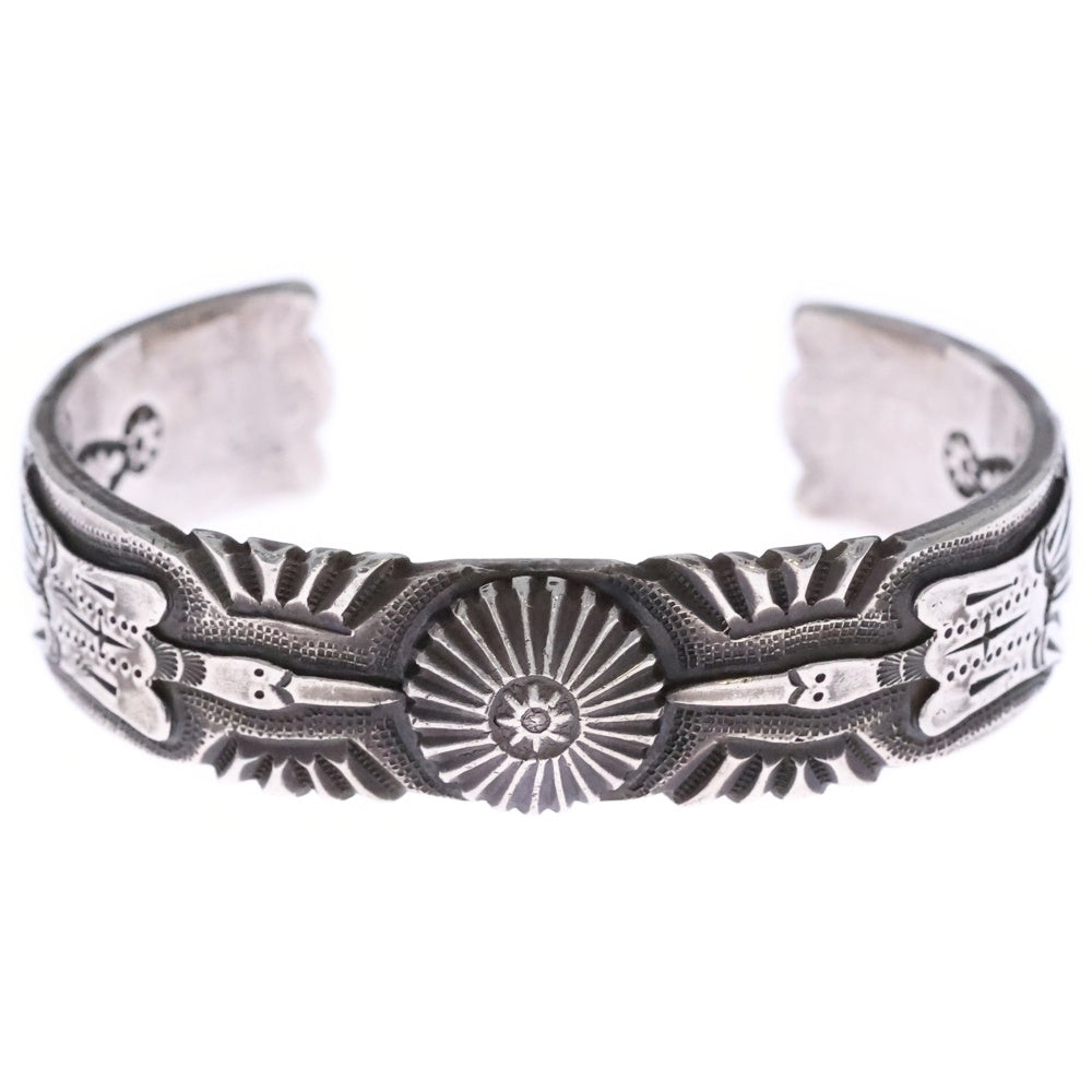 INDIAN JEWELRY(インディアンジュエリー) サンダーバード RAY JOHNSON作 バングル シルバー