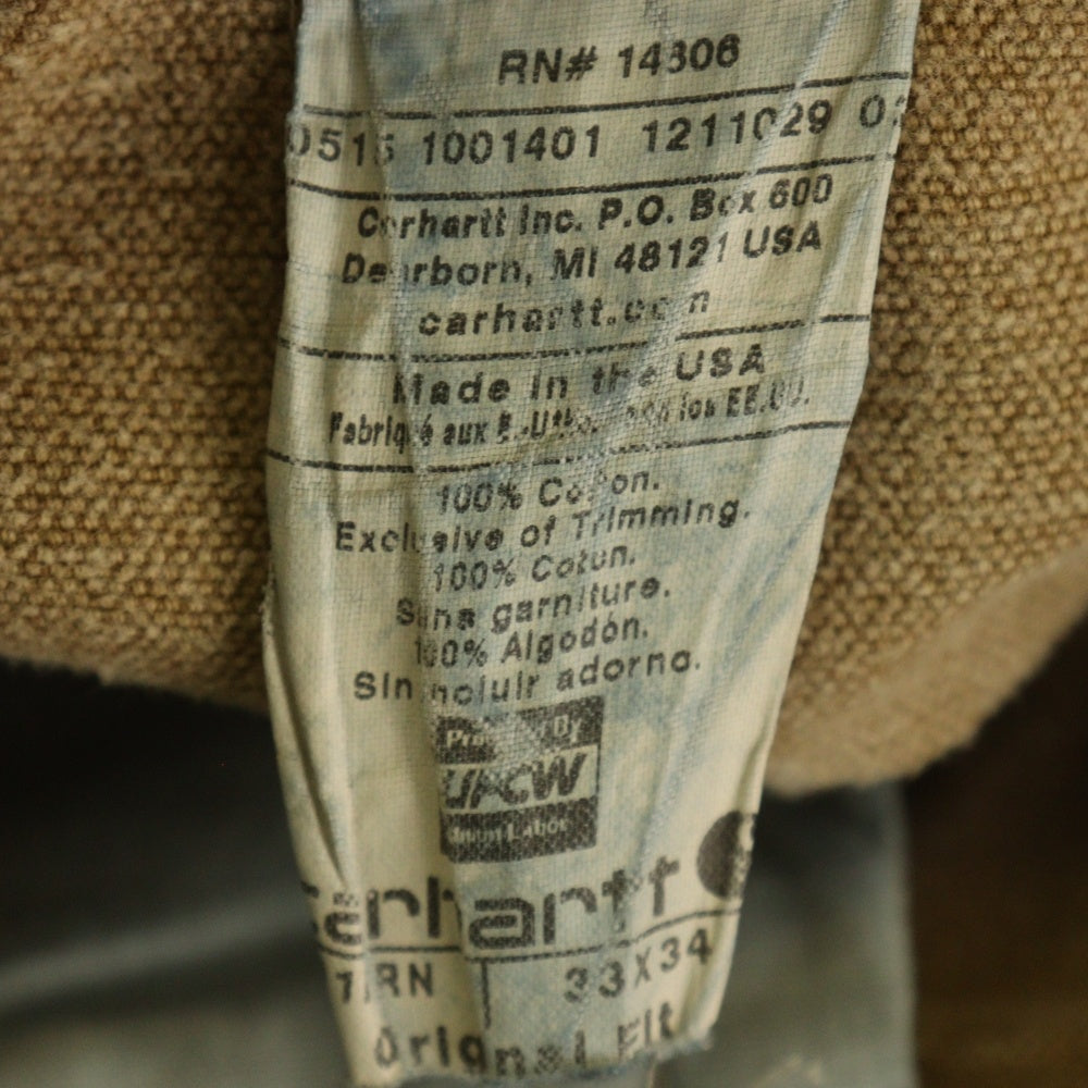 CARHARTT(カーハート) 90S 90s DOUBLE KNEE PANT ダブルニー ワークペインターパンツ ブラウン