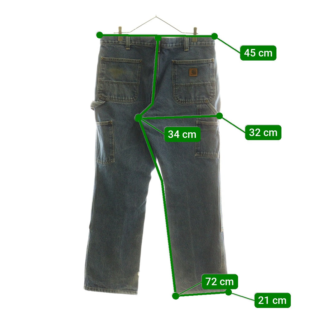 CARHARTT(カーハート) 00S DOUBLE KNEE PANT ダブルニー ワークペインターデニムパンツ インディゴ