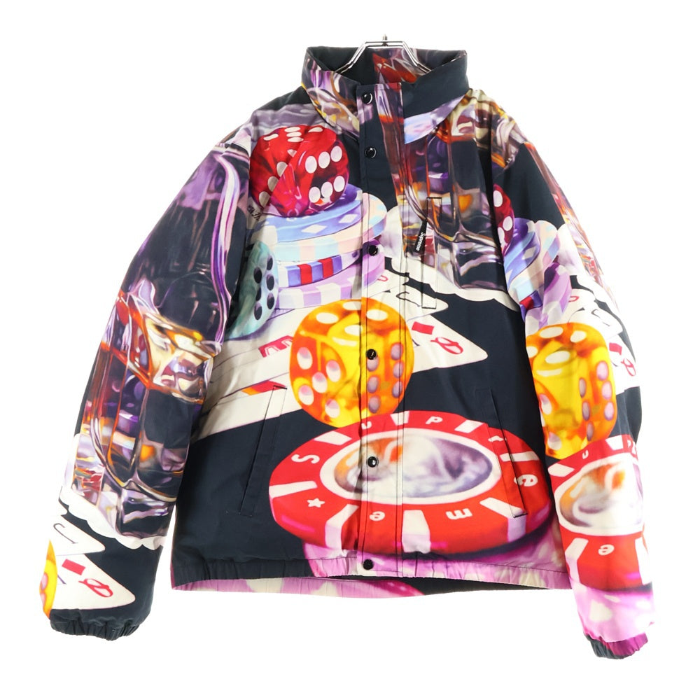 SUPREME(シュプリーム) 18AW Casino Down Jacket カジノモチーフ ダウンジャケット マルチ