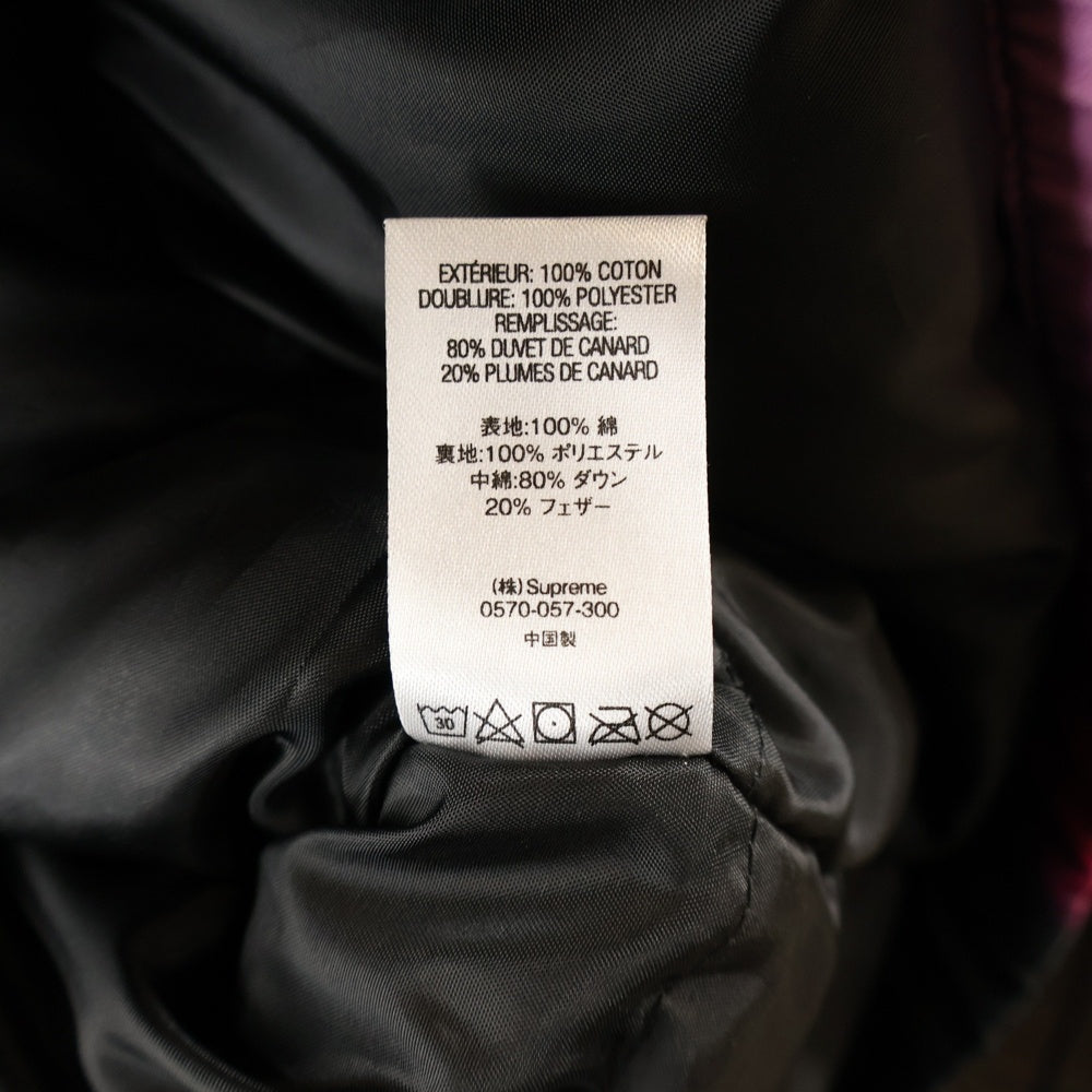 SUPREME(シュプリーム) 18AW Casino Down Jacket カジノモチーフ ダウンジャケット マルチ