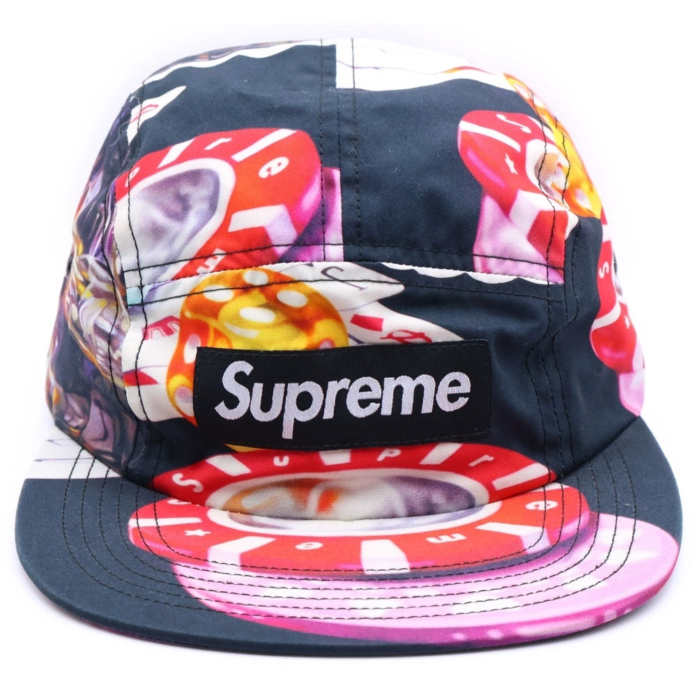 SUPREME(シュプリーム) 18AW Casino Camp Capカジノモチーフ キャンプキャップ マルチ