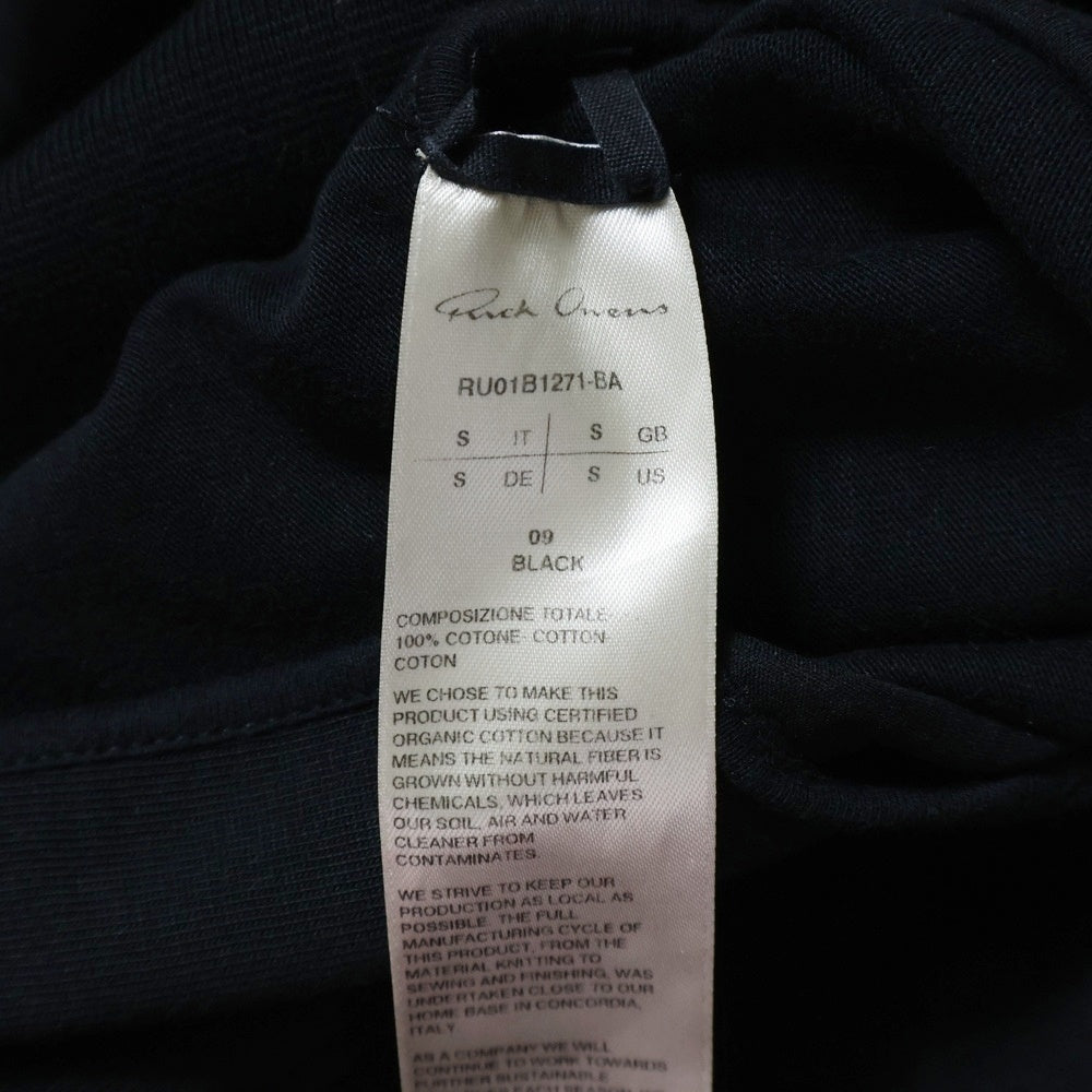 Rick Owens(リックオウエンス) 22SS FOGACHINE ジップアップ トラック ジャケット ブラック RU01B1271‐BA