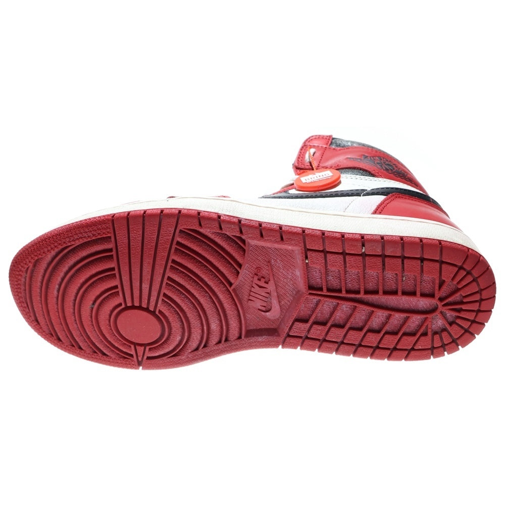 NIKE(ナイキ) AIR JORDAN 1 LOST&FOUND DZ5485-612 エアジョーダン1 ロスト&ファウンド シカゴ ハイカットスニーカー ホワイト/レッド US9/27cm