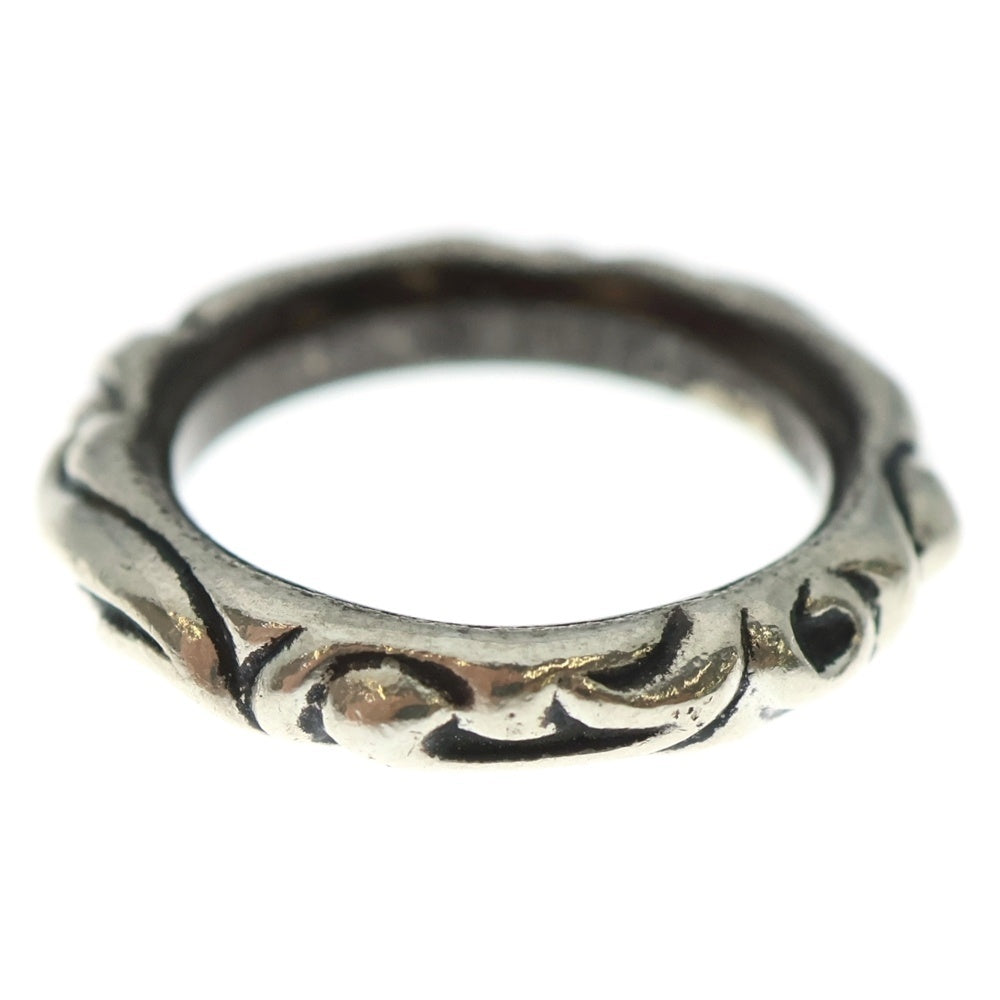 CHROME HEARTS(クロムハーツ) SCRL BAND スクロールバンド リング シルバー BCA351